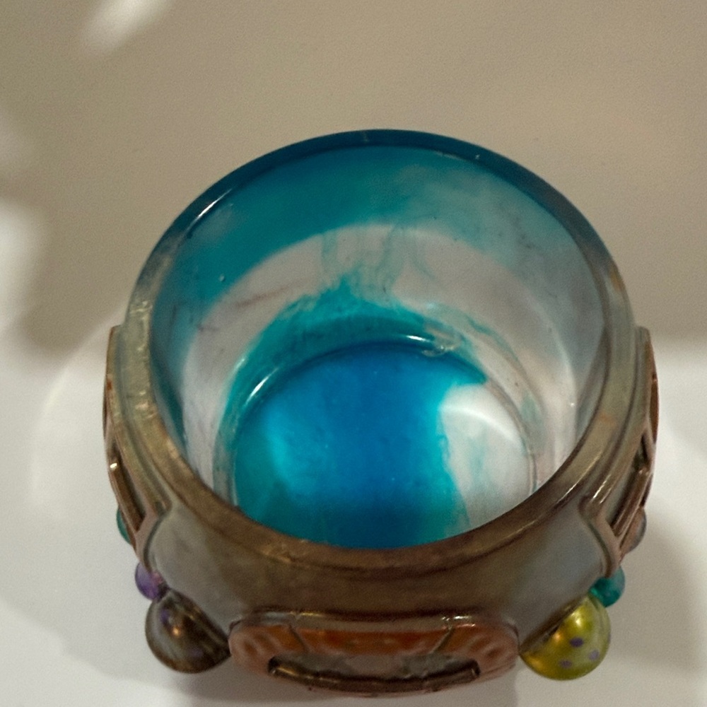 Unique Resin Mushroom House Jar - Picture 6 of 9